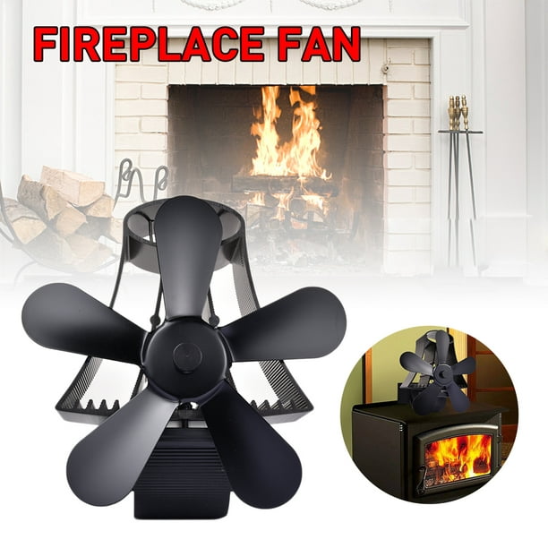 Heat Powered Wood Stove Fan for wood burner/ fireplace-Eco+19% fuel saving